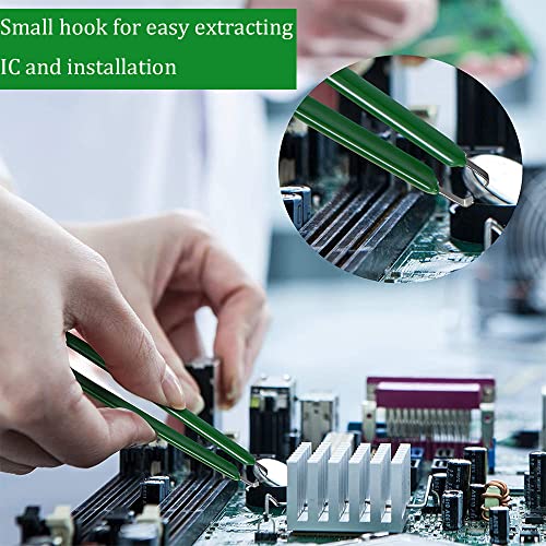 IC Puller Chip Extractor, Antistatic PLCC PCB Removal Tool, 3Pcs - color: 1set, size: Greed/Red/Yellow