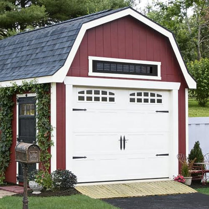 12" x 60" Vinyl Transom Window, Black - color: Black, size: 12" x 60"
