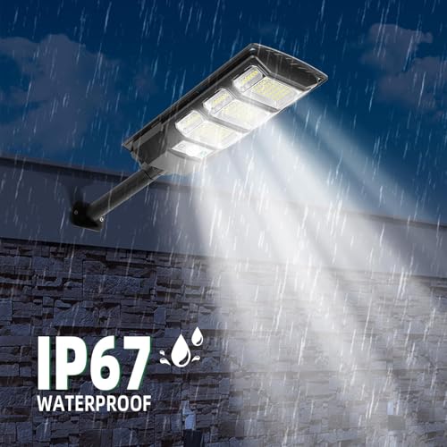 FOWSEEK 4 Pack Solar Flood Lights Outdoor, Solar Lights Outdoor Waterproof with Remote Control, Motion Sensor Outdoor Lights for Garden Patio Yard - size: 144LED 4Pack