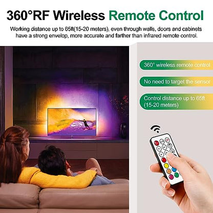 RGBZONE 5V USB LED Controller, 21-Key RF Wireless Remote Control for Strips - style: 3PIN-RF