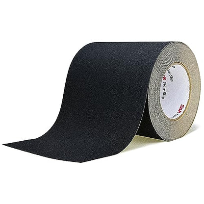 S&X Anti Slip Tape 6in x 60ft Grip Tape for Stairs & Floors, Black - size: 6 inches x 60 feet