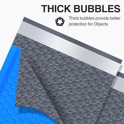 UCGOU Bubble Mailers 5x8.6" Usable Size 5x7" Padded Envelopes Blue 50 Pack - color: Blue, size: 5x8.6" 50PC