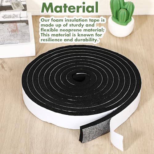 Nuanchu Foam Seal Tape Stripping - size: 1-1/2in Wide X 1/2in Thick X 16.5ft