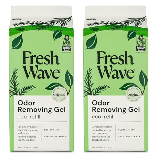Fresh Wave Odor Eliminator Gel Refill, 2-Pk Original, 63 oz, Odor Absorber - size: 63 Fl Oz (Pack of 2)