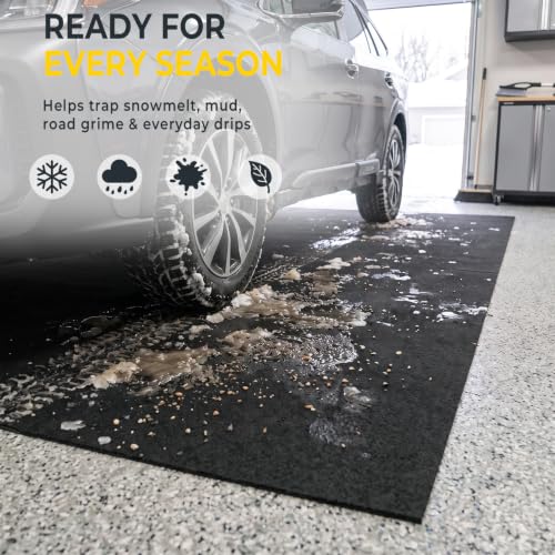 Heavy Duty Garage Floor Mat, Garage Mats for Floor, Garage Mat, 22'x8'10" - size: 8'10" x 22' (Rectangular)