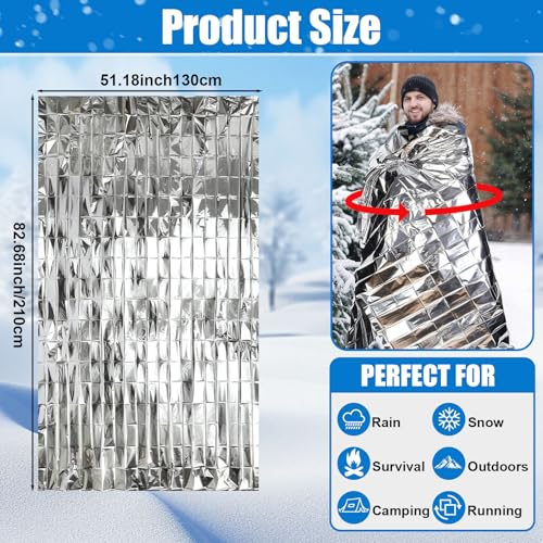 180 Pcs Bulk Emergency Blankets Winter Socks Gloves, Multi-Color - color: Multicolor