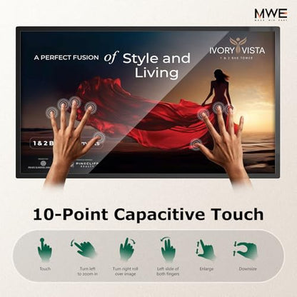 21.5 inch Wall Mount Digital Signage, Touchscreen Industrial Monitor - size: 21.5 INCH