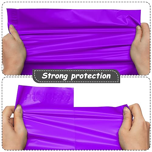 JinRuiKJ Poly Mailers 6x9 Inch, 100 Pcs Shipping Bags, Purple - color: Purple, size: 6*9inch 100pcs