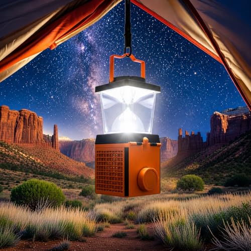 Environmentally Conscious Lighting, Saltwater Camping Lantern - Survival & Emergency Outdoor Ligh Simply add Salt Water to Activate The Light. It's that Easy - size: Large