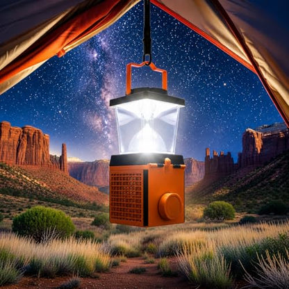 Environmentally Conscious Lighting, Saltwater Camping Lantern - Survival & Emergency Outdoor Ligh Simply add Salt Water to Activate The Light. It's that Easy - size: Large