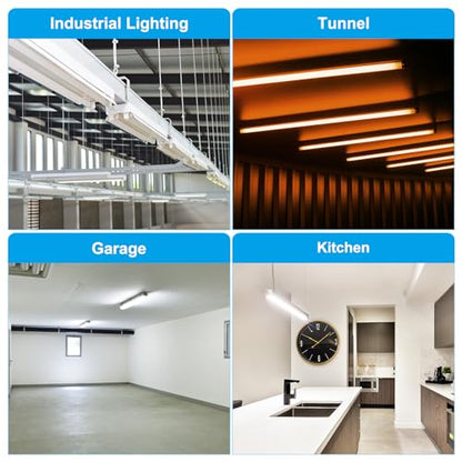 PATIKIL T8 Fluorescent Light Holder, 12 Pack G13 Lamp Base LED Fluorescent Tube Light Socket 500V Non-shunted Turn Type Lamp Holder Replacement, 39x32x13mm