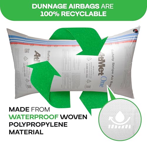 Dunnage Airbags 48" x 84", Pack of 10 - USA-Made Woven PP Dunnage Bags - size: 48" X 84" Bag