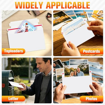 300 Pack Rigid Mailers, 7"x4.35" Premium Trading Card Shipping Envelopes - size: 300 Pack