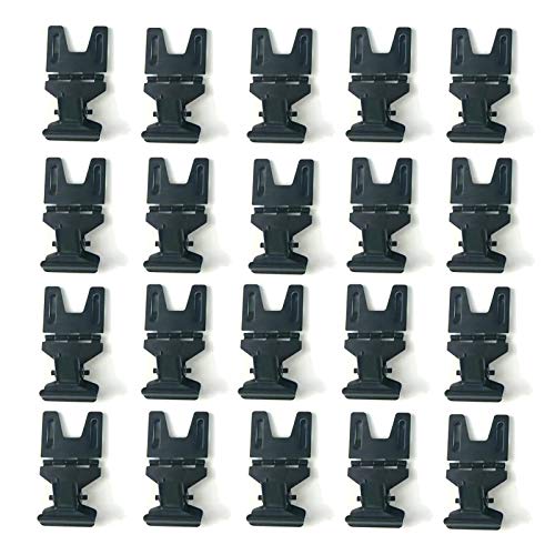 Metal POP Clip Sign Stand Holder, Advertising Display Black, 20Pack - color: Black, size: 20Pack