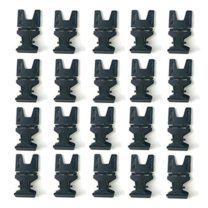 Metal POP Clip Sign Stand Holder, Advertising Display Black, 20Pack - color: Black, size: 20Pack