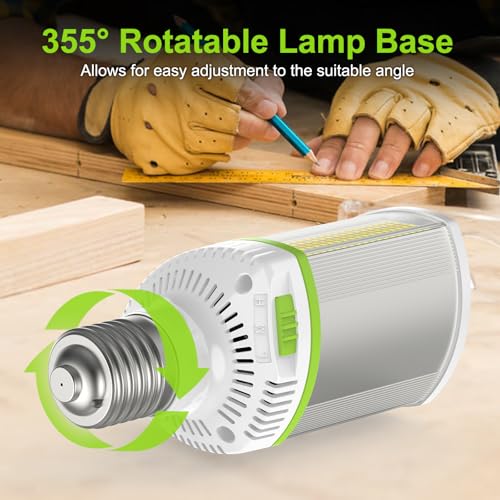 Horizontal Mount 80W LED Corn Light Bulb with Rotatable E39 Mogul Base