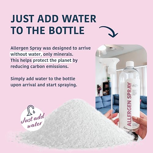 Allergy Asthma Clean Allergen Spray, Pet, Dust Allergies & More 64oz Total - size: 64 Ounce (Pack of 1)