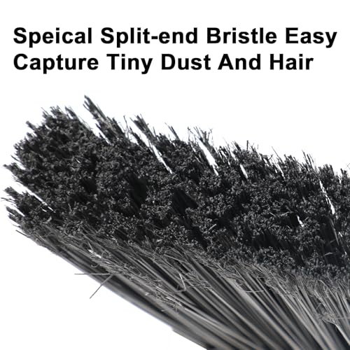 Heavy Duty Red Angle Broom with Long Handle - 3 Pack - color: 3pack Red