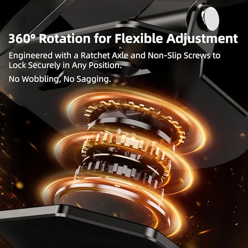 360° Rotatable & Adjustable Metal Tablet Stand for Desk, Foldable & Portable Tablet Holder, Compatible with iPad Pro/Air, iPhone & Switch, Universal Use for Office/Movie/Drawing/Gaming, White - color: Two-Tone Stand - White