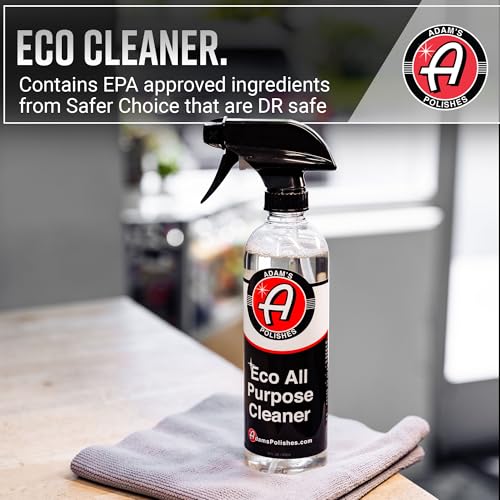 Adam's Polishes ECO All Purpose Cleaner - Industrial Strength, Concentrated Formula Can be Diluted Down - Tough on Dirt but Easy on Your Car, You, and The Environment (16 oz)