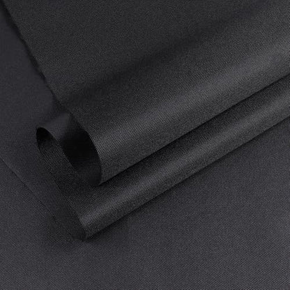 Marine Waterproof Canvas Fabric 600D PU Backing 60"×108" Black - color: Black, size: 60" Wide By 108"