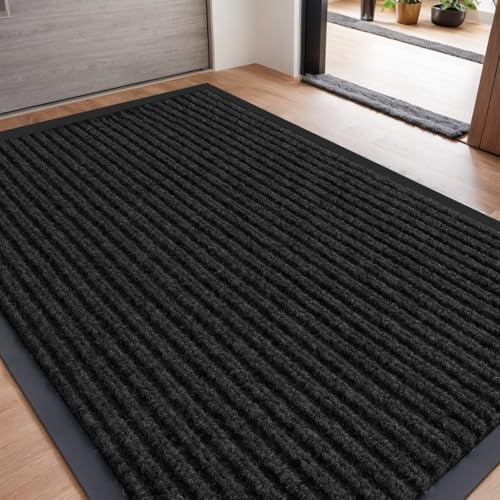 SRDDQLC Door Floor Mat Commercial Grade Large Size Heavy Duty Tough Entry Collection Slip Skid Entrance Mat with Rubber Backing Low Profile,3x10F - size: 3' x 10' (Rectangular)