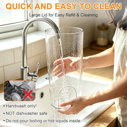 Homecor 1.5 Gallon Drink Dispensers for Parties with Fruit Infuser 2 Pcs