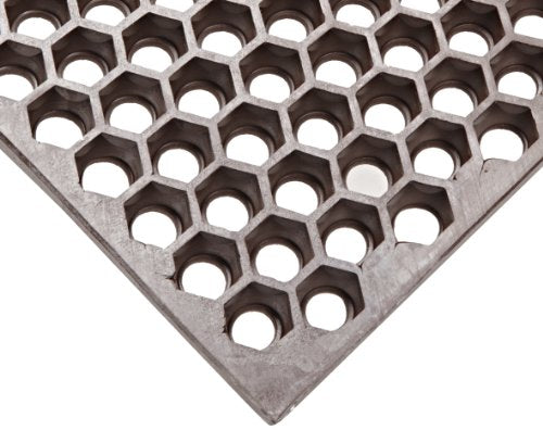NoTrax T15 Optimat® Honeycomb Design Drainage Mat, 3' X 3' Brown - color: Brown, size: 3' Width x 3' Length