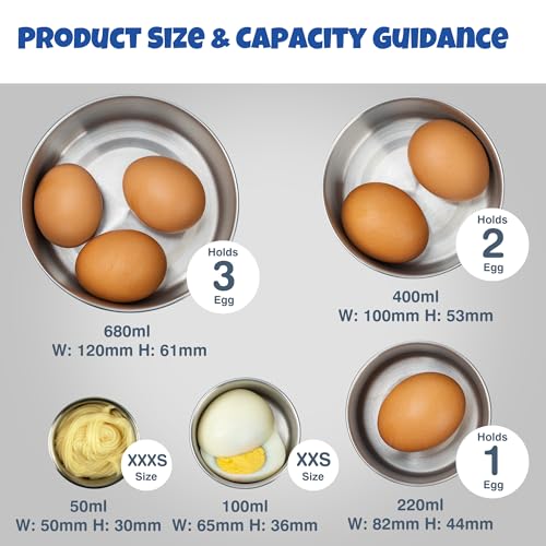 18/8 Stainless Steel Food Snack Storage Containers(5 Pack: 2/4/8/14/24oz) - color: 5 Pack(Blue, Yellow, Green, Orange, Purple)