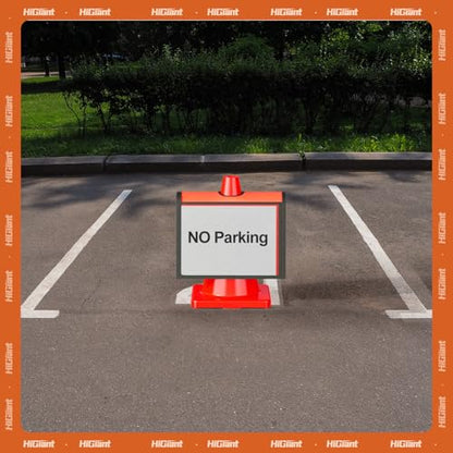 HiGiant 6 Pack Traffic Cone Sleeves, No Parking