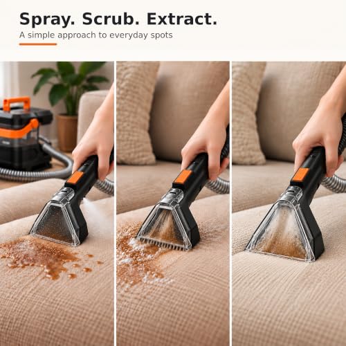 Portable Carpet Cleaner, Spot Cleaner for Couch, Car & Upholstery