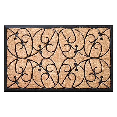 Calloway Mills Applegate Heavy-Duty Coir and Rubber 24" X 36" Doormat - size: 2' x 3' (Rectangular)