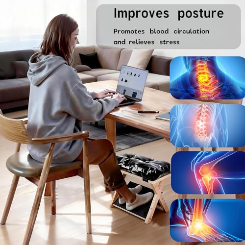 Adjustable Foot Rest for Under Desk at Work, Foot & Leg Rest