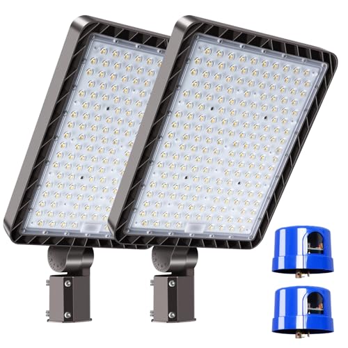 480W Parking Lot Light Slip Fitter Mount Dusk to Dawn 2 Pack - size: 480W/Slip Fitter/2PC