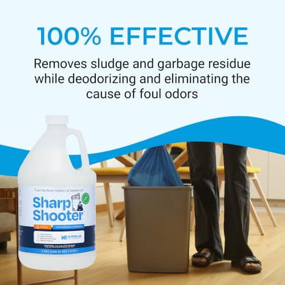 Sharpshooter Trash Can Cleaner, Odor Eliminator & Degreaser, Citrus, 1 Gal - size: 128 Fl Oz (Pack of 1)