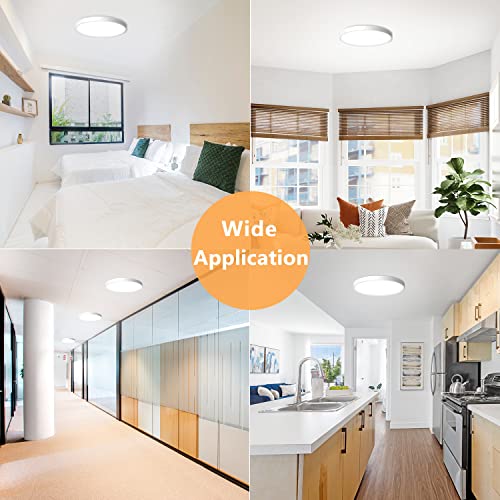 4 Pack LED Flush Mount Ceiling Light Fixture, 9inch LED Ceiling Light White - color: White, size: 9Inch-4Pack