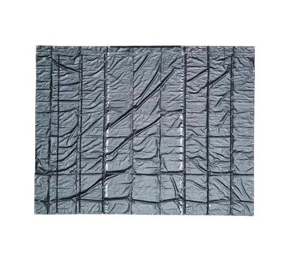 Mytee Products 24'x24' Heavy Duty Flatbed Truck Tarp with 8 Ft Drop - 18oz Vinyl Black Steel Machinery Tarp Use to Cover Manufacturing Or Machine Equipment During Transport - size: 24' x 24' (8' Drop)