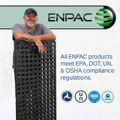 Enpac ENSORB Spill Cleanup Granular Absorbent for use with Oil, Hazmat, Chemical, Caustic, and Universal Liquids (55 Gal.) - size: 55 Gallons