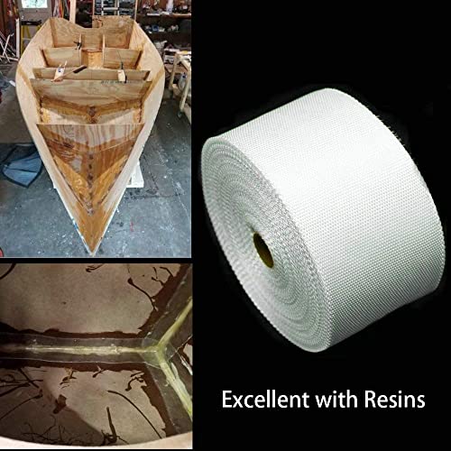 APT Strong Fiberglass Cloth Mesh Tape (4" x 36Yds), Repair, Reinforcement, Easy Resin Saturation Heat-Resistance and Insulation (102mm x 36Yds). - size: 4" x 36Yds