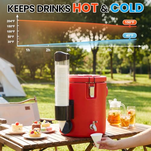 3.7 Gallon Stainless Steel Insulated Beverage Dispenser water cooler