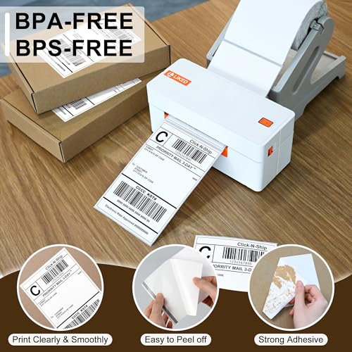 LLIKED 7,500 4"x 6" Direct Thermal Shipping Labels with 250 Labels/Roll - size: 30 Rolls