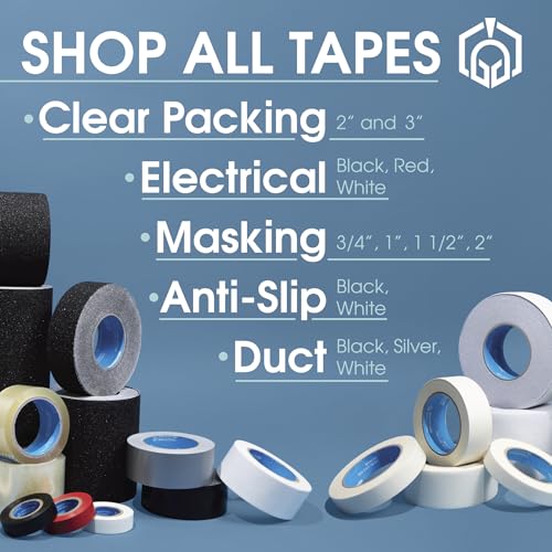 Spartan Industrial 3" X 60 yd Clear Packing Tape Rolls - 12 Rolls