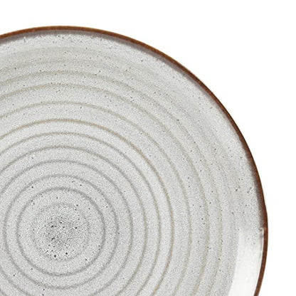 Gibson Elite Dreamweaver Double Bowl Terracotta Reactive Dinnerware Set - Grey, Service for 4 (16pcs) - color: Gray (Dreamweaver)