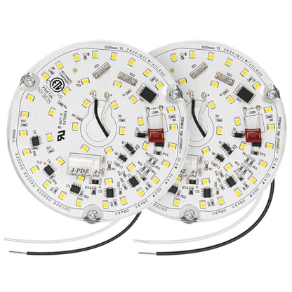 2 Pack LED Ceiling Fan Light Replacement Kit, Retrofit for Ceiling Lights, 15W 120V 5000K CRI90, Dimmable Engine for Pendant, Lantern