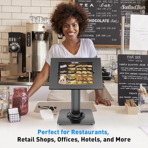 AboveTEK Tabletop Anti-Theft iPad Kiosk Stand & iPad Floor Stand Kiosk