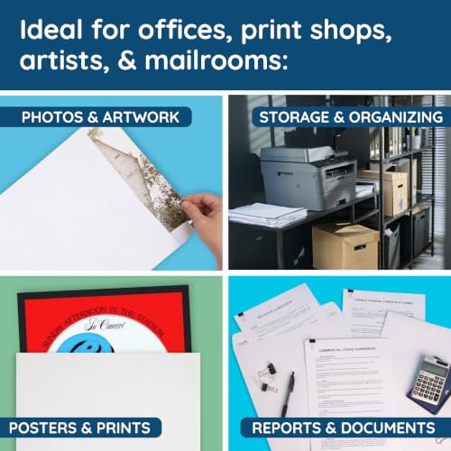 Blue Summit Supplies 50 12" x 16" Catalog Envelopes, Self Seal, White - size: 12 x 16