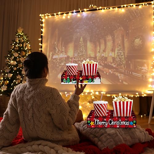 32pcs Christmas Party Supplies Merry Christmas Movie Night Snack Trays - style: Christmas Movie Night