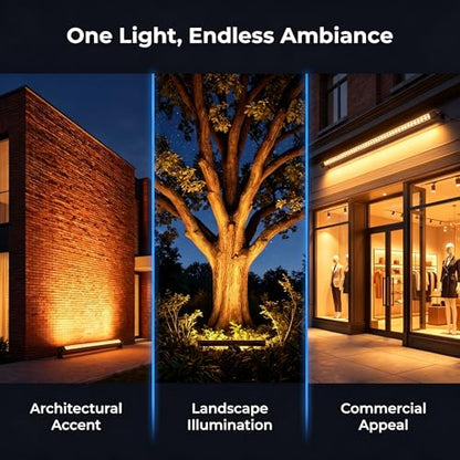 36W LED wall washer light | 4FT IP67 2700K warm white Outdoor light 1pack - color: 2700K Warm White-1pack