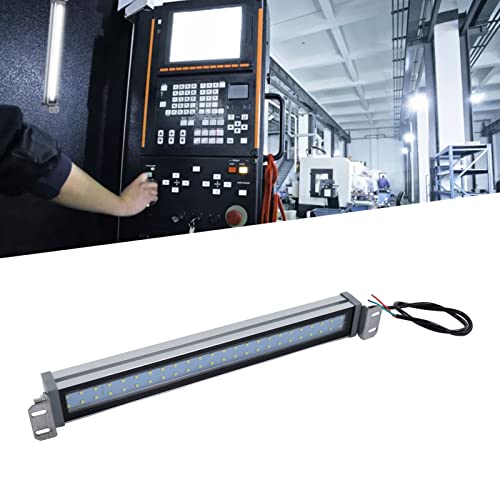Industrial LED Tube Light, 24V 12W Aluminum Alloy LED Working Light White Source IP67 Explosion Proof Machine Tube Light For CNC Machine Tool Machining Center Work