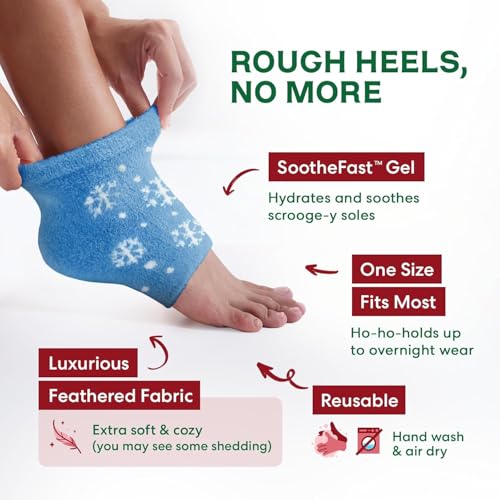 Dr. Frederick's Original Fuzzy Heel Socks (Christmas Edition) - color: Christmas Edition